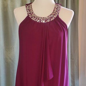 Joseph A Jewel Neckline Tunic